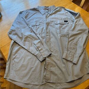 Harley Davidson button down Gray  Shirt